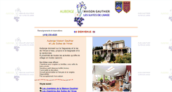 Desktop Screenshot of maisongauthier.com
